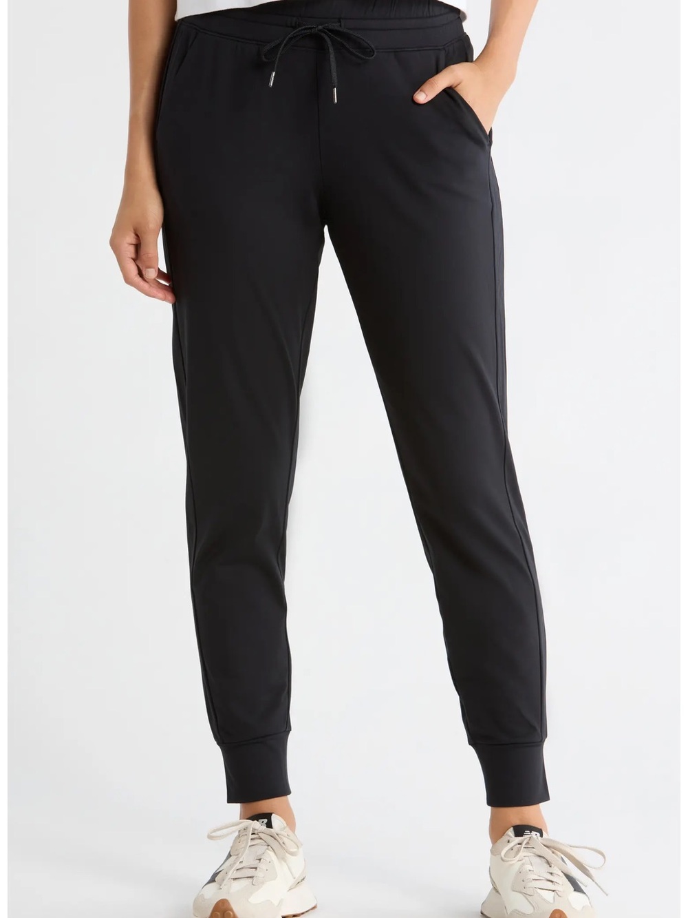 Yogalicious PolarLux Maya Illusion Black Fleece Joggers Women’s Size Small NWT
